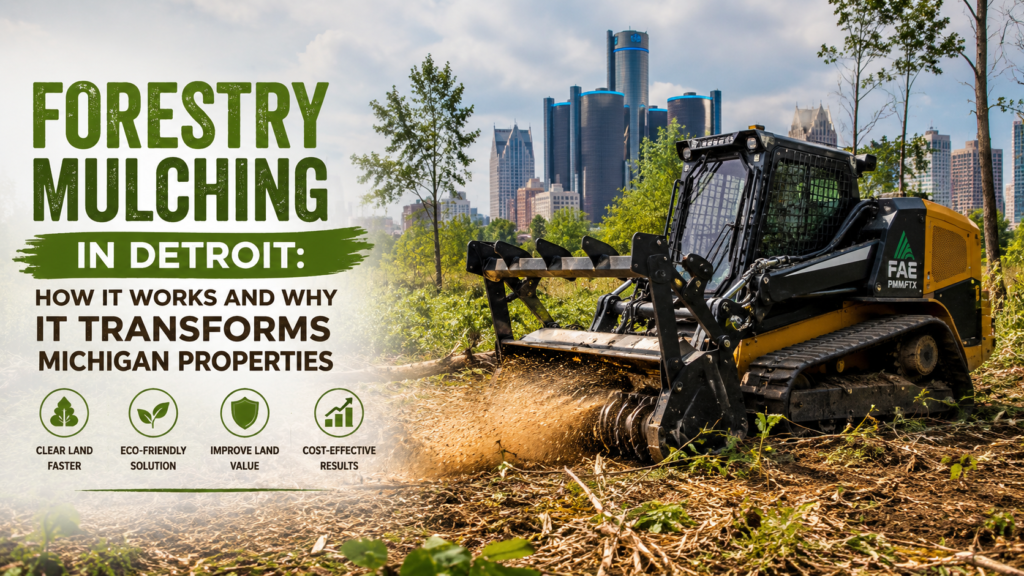 Forestry Mulching in Detroit: How It Works and Why It Transforms Michigan Properties