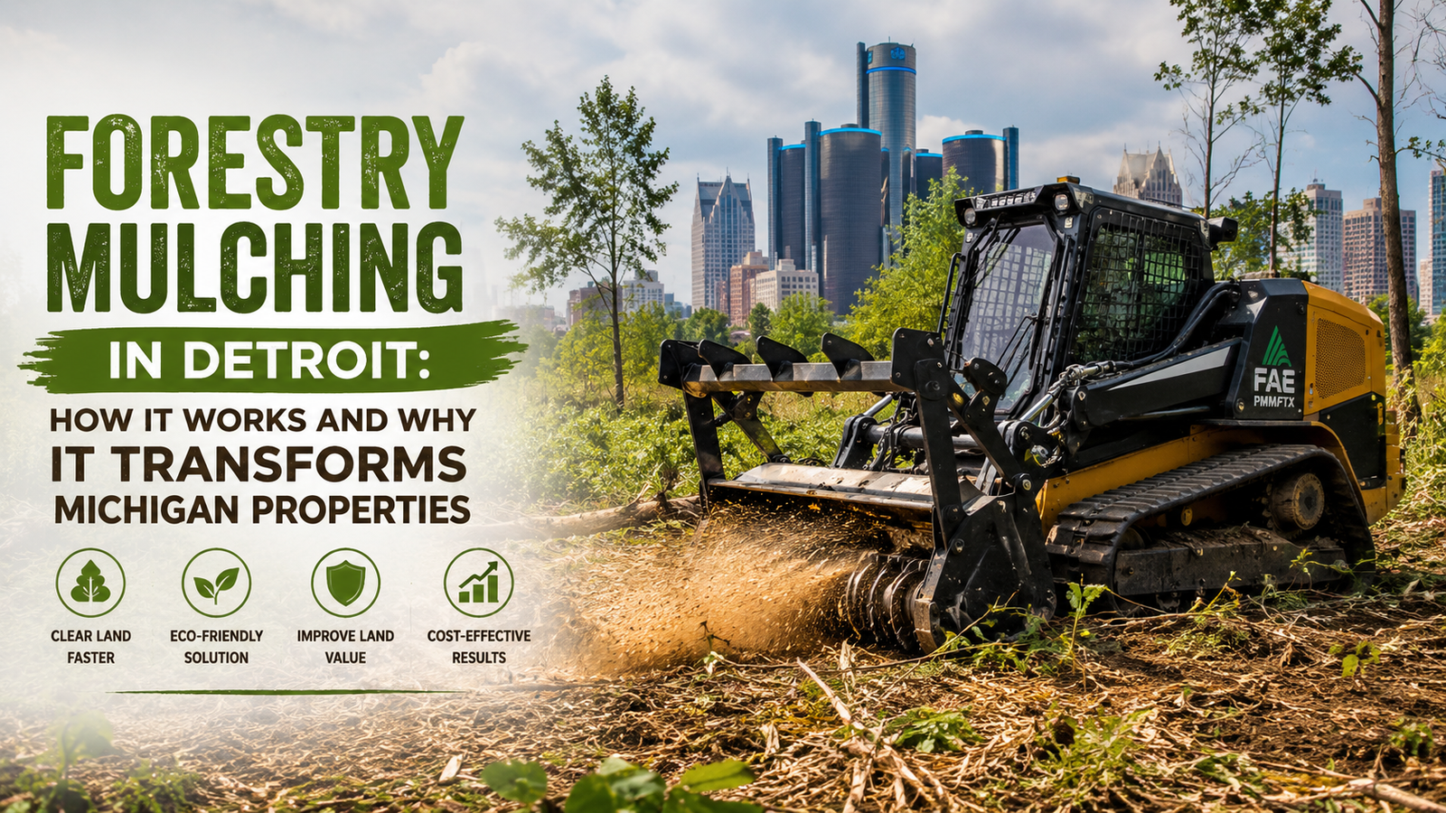 Forestry Mulching in Detroit: How It Works and Why It Transforms Michigan Properties